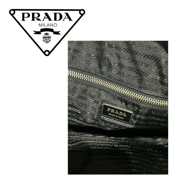 Prada Dark Green Spazalotta Print Bowling Bag - Picture 9 of 11